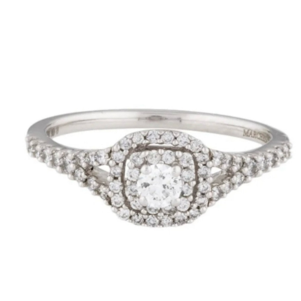 Diamond Halo Engagment Ring-8 💍